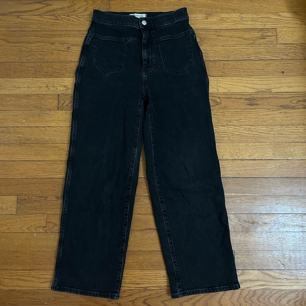 Madewell perfect vintage wide-leg crop jeans